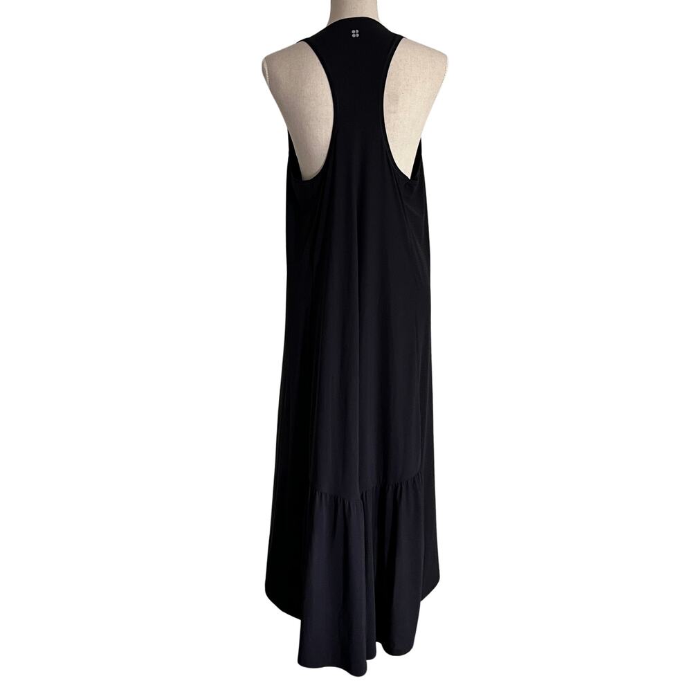 Sweaty Betty Explorer Ace Midi Dress Black Large Athleisure Minimalist Style - Picture 5 of 11
